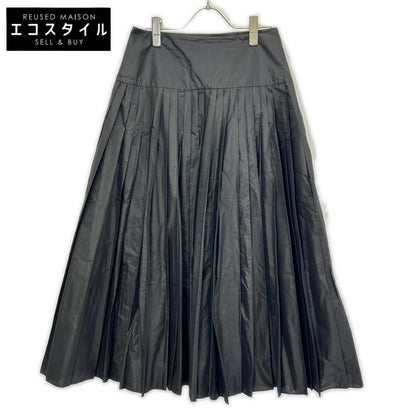 Christian Dior クリスチャンディオール 7H21326A1611 ブラック ナイロン ロング プリーツスカート スカート