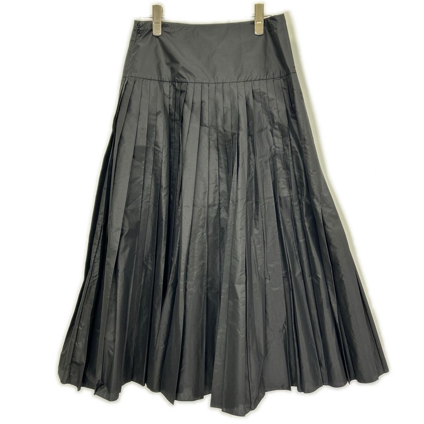 Christian Dior クリスチャンディオール 7H21326A1611 ブラック ナイロン ロング プリーツスカート スカート