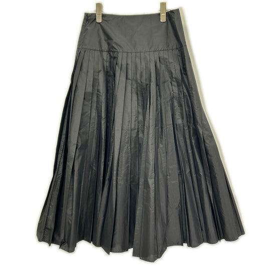 Christian Dior クリスチャンディオール 7H21326A1611 ブラック ナイロン ロング プリーツスカート スカート