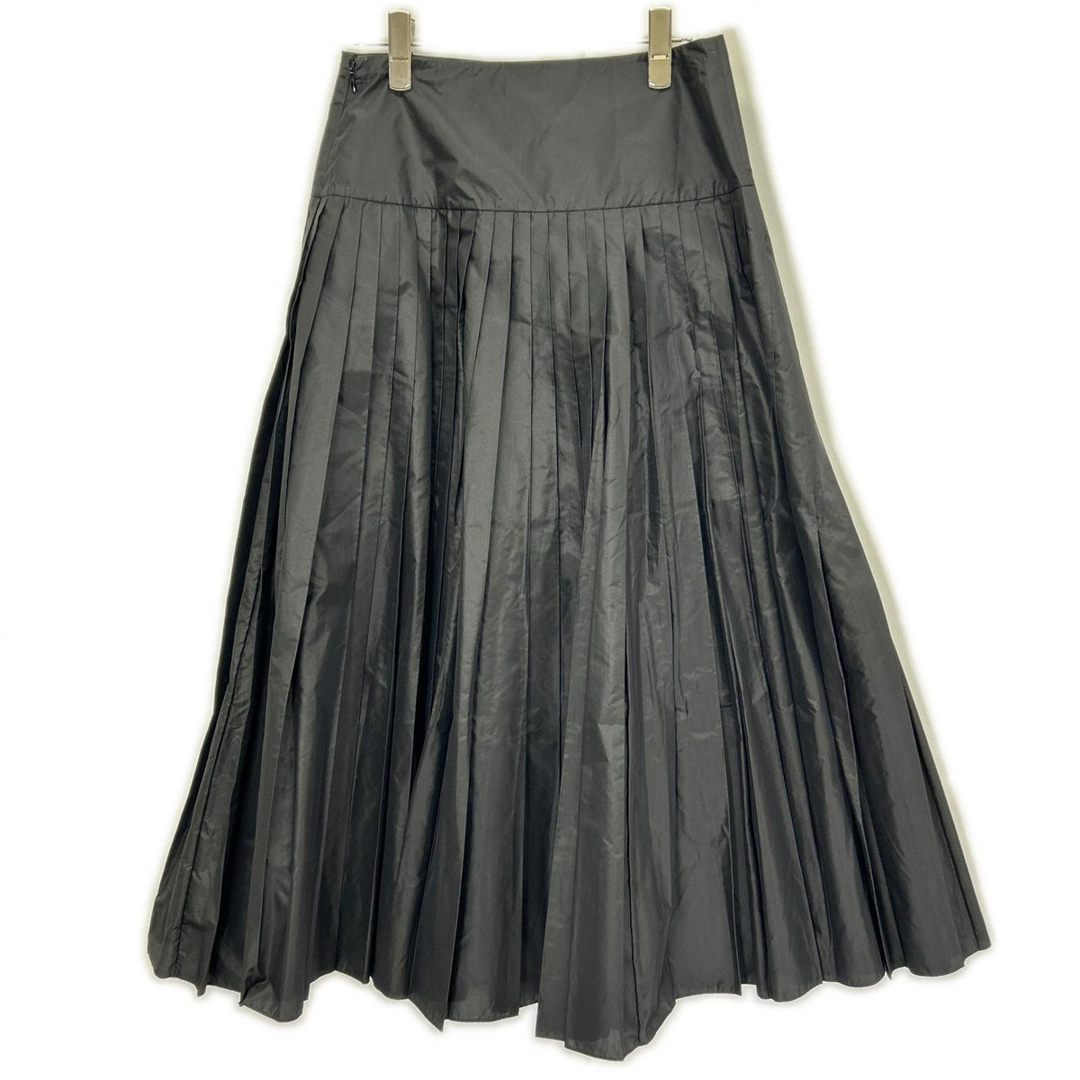 Christian Dior クリスチャンディオール 7H21326A1611 ブラック ナイロン ロング プリーツスカート スカート