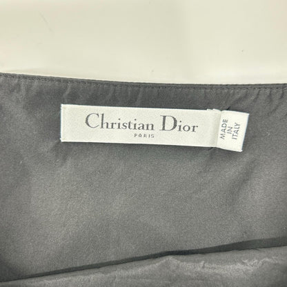 Christian Dior クリスチャンディオール 7H21326A1611 ブラック ナイロン ロング プリーツスカート スカート