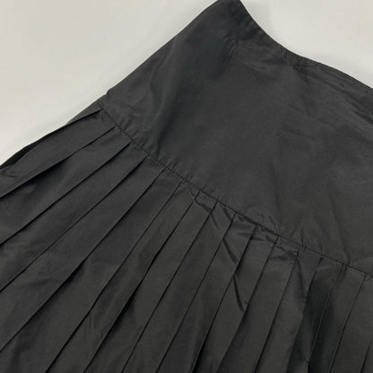 Christian Dior クリスチャンディオール 7H21326A1611 ブラック ナイロン ロング プリーツスカート スカート
