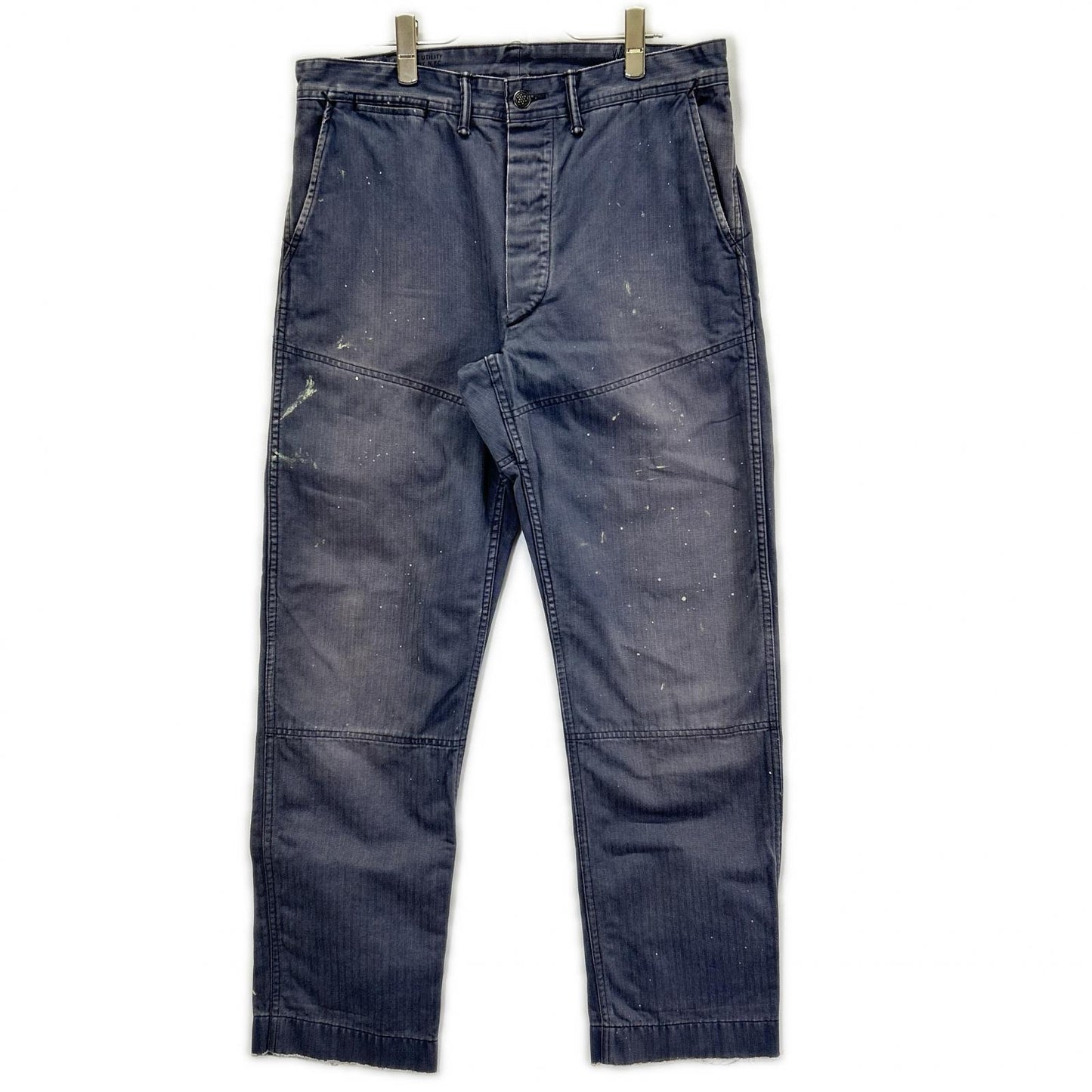 RRL ダブルアールエル グレー ダブルニー ペインターデニムパンツ ボトムス