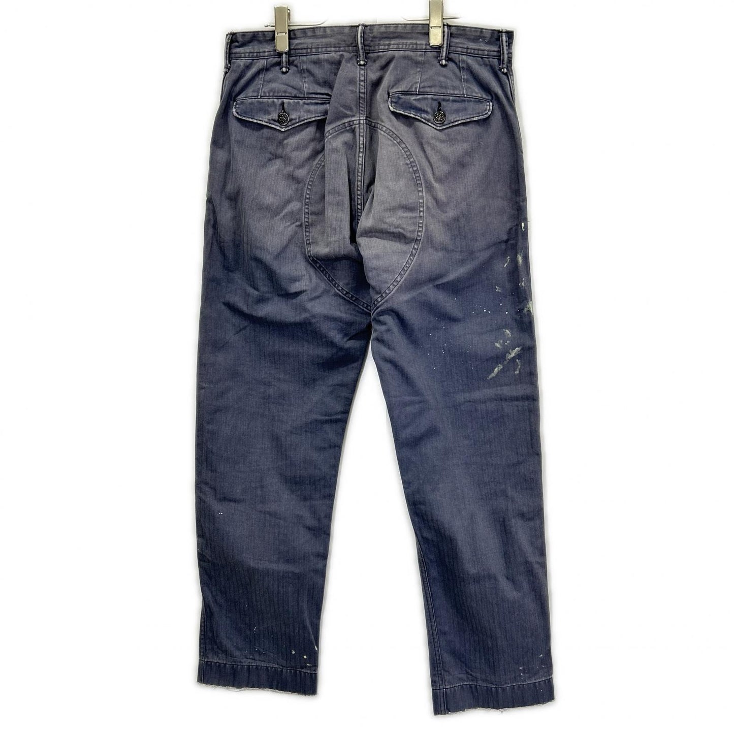 RRL ダブルアールエル グレー ダブルニー ペインターデニムパンツ ボトムス