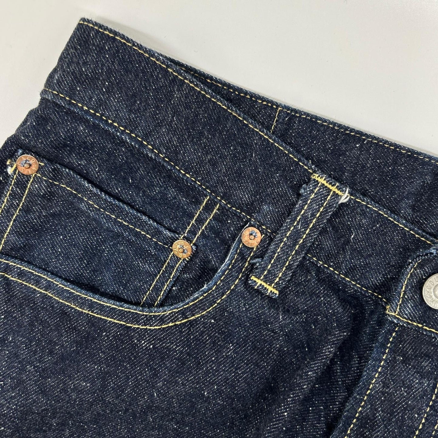 TOYO ENTERPRISE COMPANY LTD. 東洋エンタープライズ 【GOLD】GL42427A インディゴ 11.5oz. SELVAGE DENIM 5POCKET WIDE PANTS ボトムス