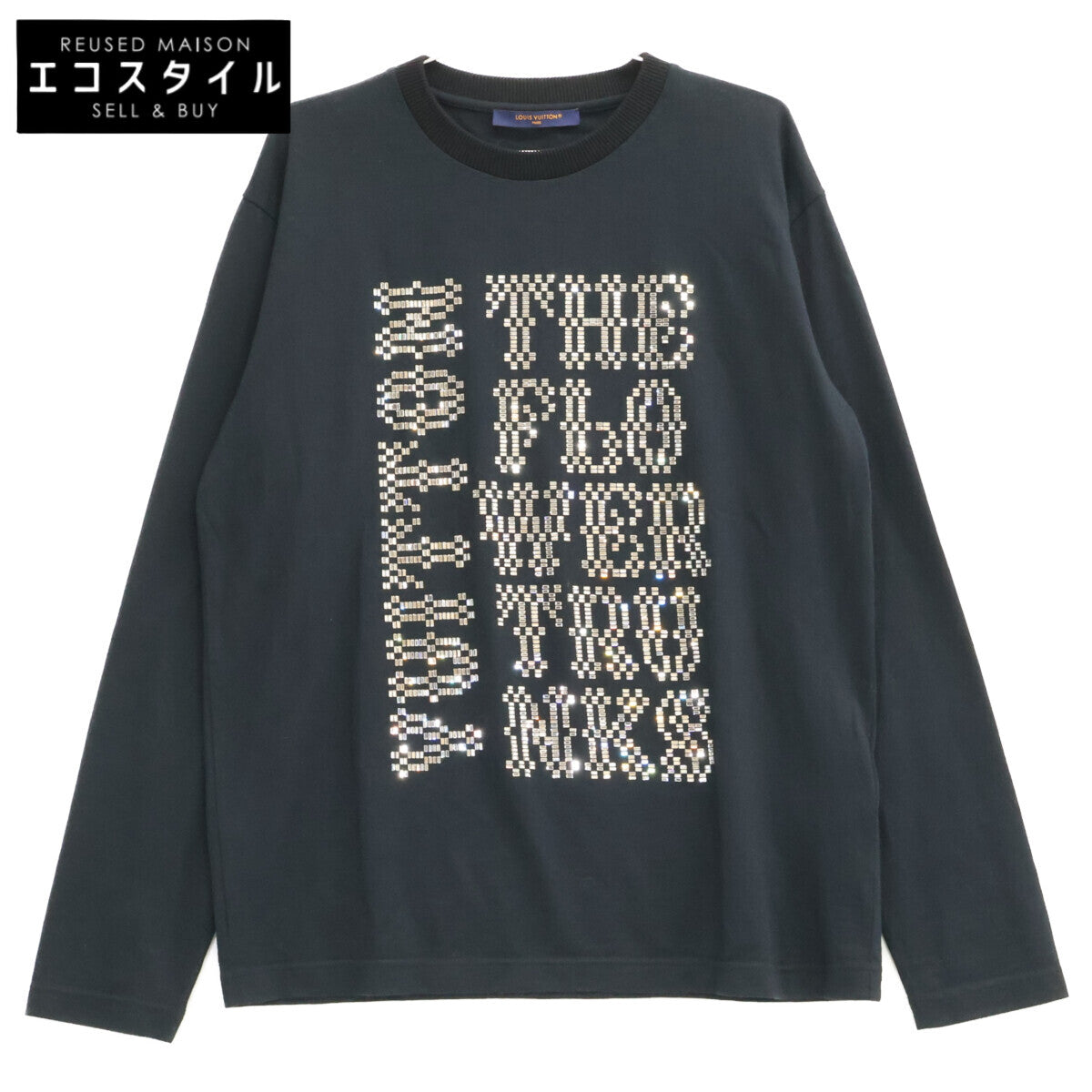 LOUIS VUITTON ルイヴィトン 【美品/国内正規/24年製】RM241M SQ6 HQY34W エンベリッシュド ロングスリーブ ニットソー トップス