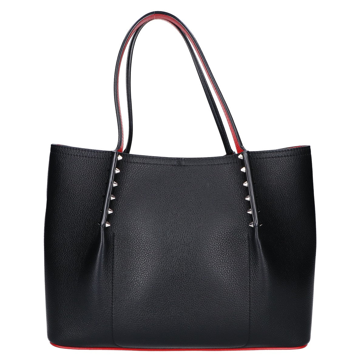 CHRISTIAN LOUBOUTIN クリスチャンルブタン 3205192 CABAROCK SMALL/カバロック スモール カーフスキン スパイクスタッズ トートバッグ