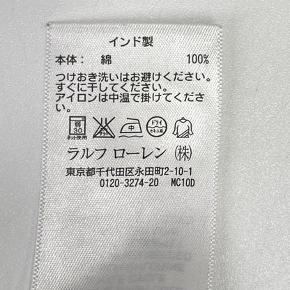 POLObyRalphLauren ポロラルフローレン ブルー×ブラウン チェック 長袖ネルシャツ トップス