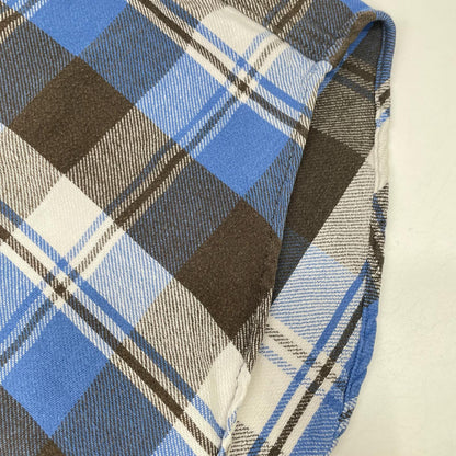 POLObyRalphLauren ポロラルフローレン ブルー×ブラウン チェック 長袖ネルシャツ トップス