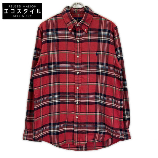 POLObyRalphLauren ポロラルフローレン レッド チェック 長袖ネルシャツ トップス