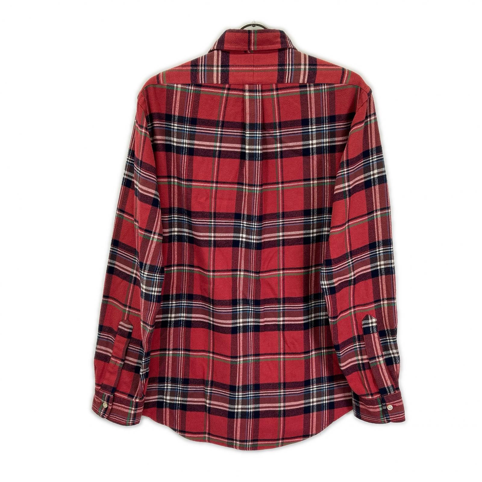 POLObyRalphLauren ポロラルフローレン レッド チェック 長袖ネルシャツ トップス