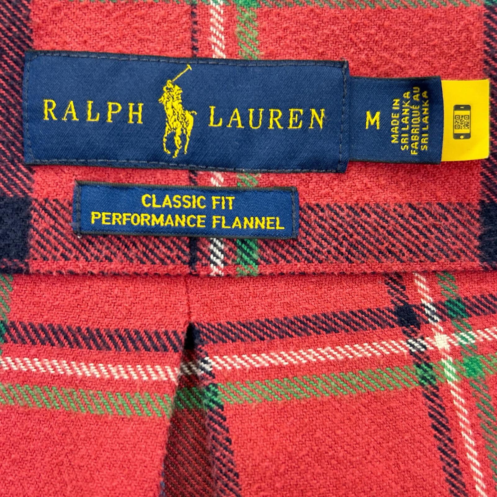 POLObyRalphLauren ポロラルフローレン レッド チェック 長袖ネルシャツ トップス