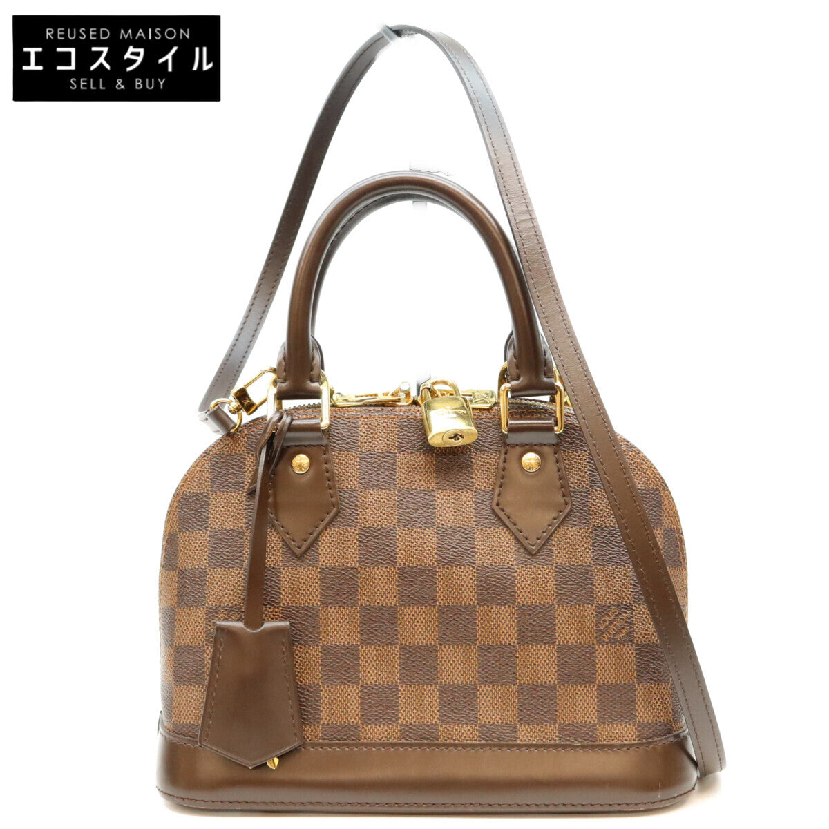 LOUIS VUITTON ルイヴィトン N41221 17年製/RFIDタグ ダミエ アルマBB 2WAYハンドバッグ ハンドバッグ