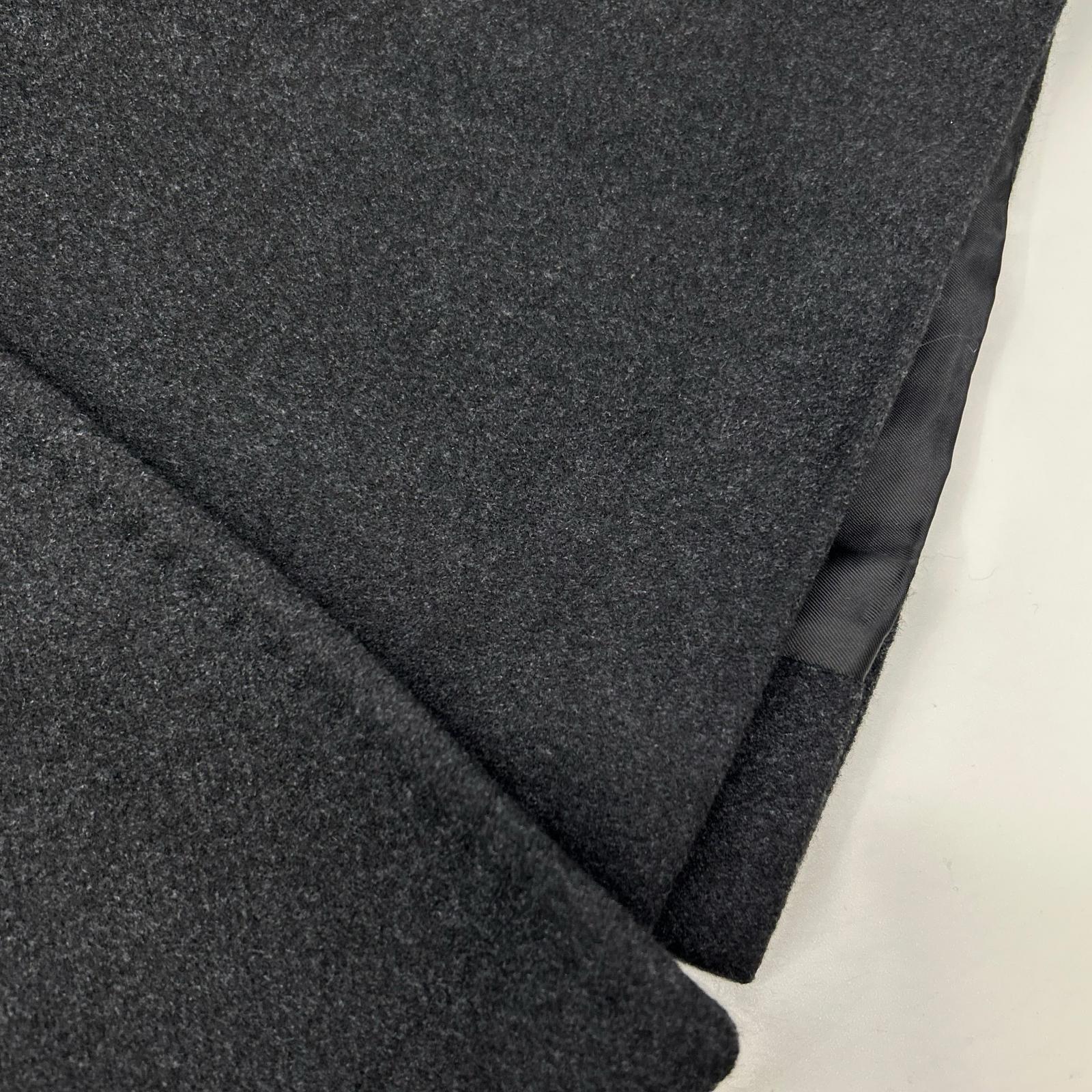 MAXMARA STUDIO マックスマーラスタジオ ブラック ダブルブレスト ウール×シルク×アンゴラ ベルト付き コート コート