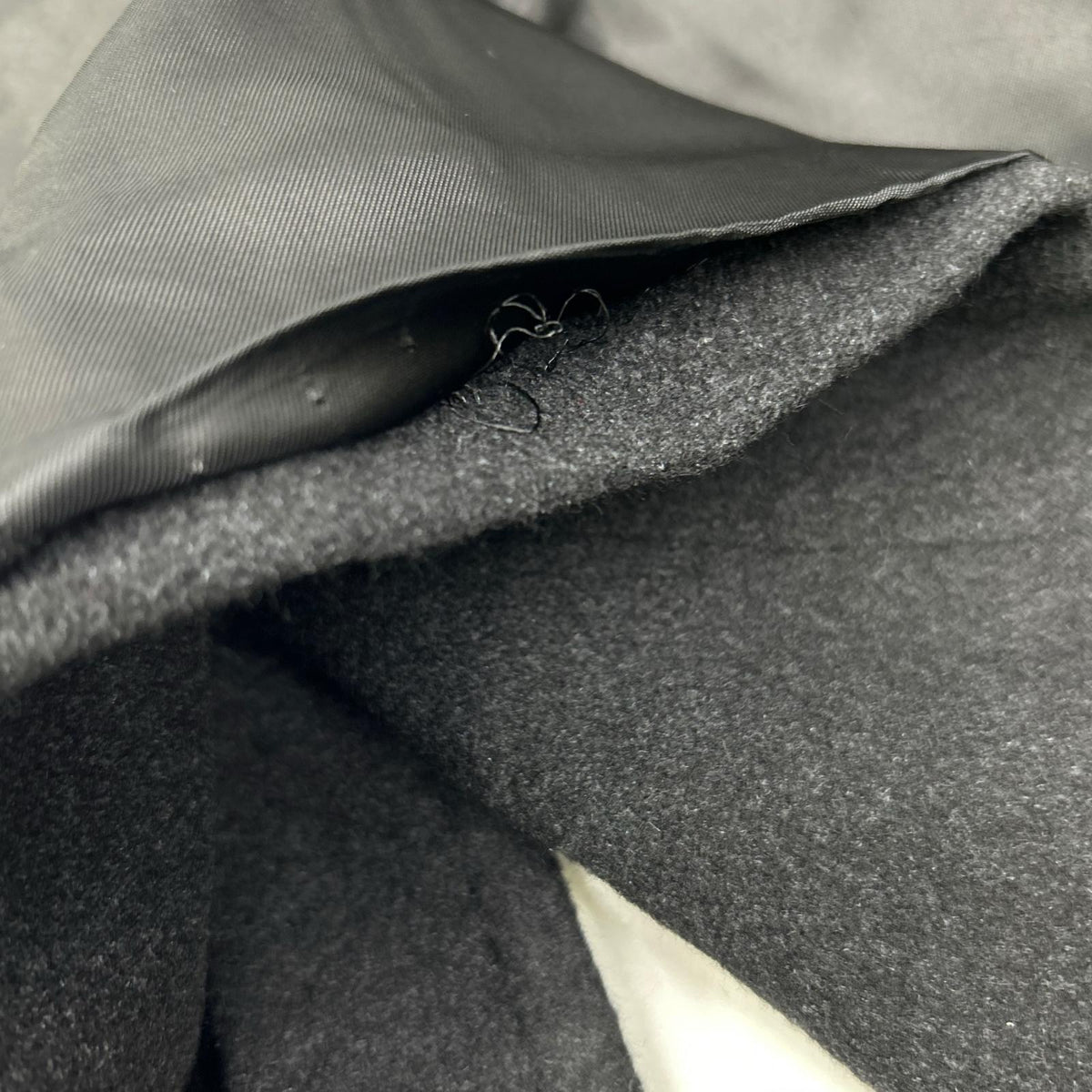 MAXMARA STUDIO Black Double-Breasted Wool × Silk × Angora Belted Coat Coat