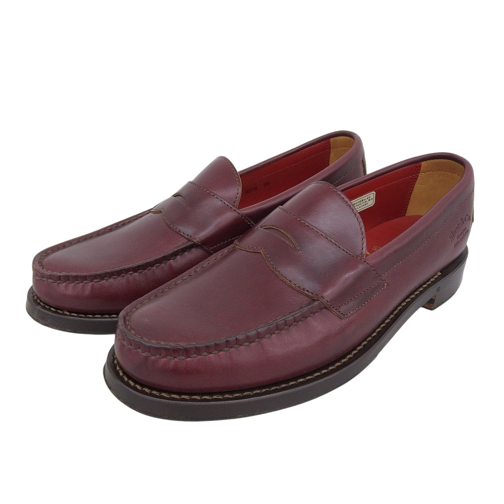 REGAL リーガル Shoe＆Co コインローファー シューズ メンズ レザー バーガンディ 25cm 927S シューズ