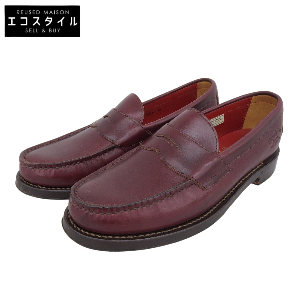 REGAL リーガル Shoe＆Co コインローファー シューズ メンズ レザー バーガンディ 25cm 927S シューズ