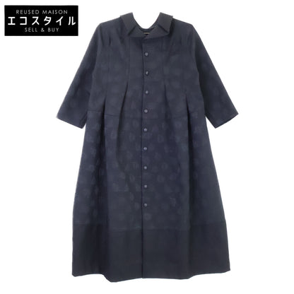 tricotCOMMEdesGARCONS トリココムデギャルソン TR-O005 AD2016 フラワージャガード 丸襟 ワンピース
