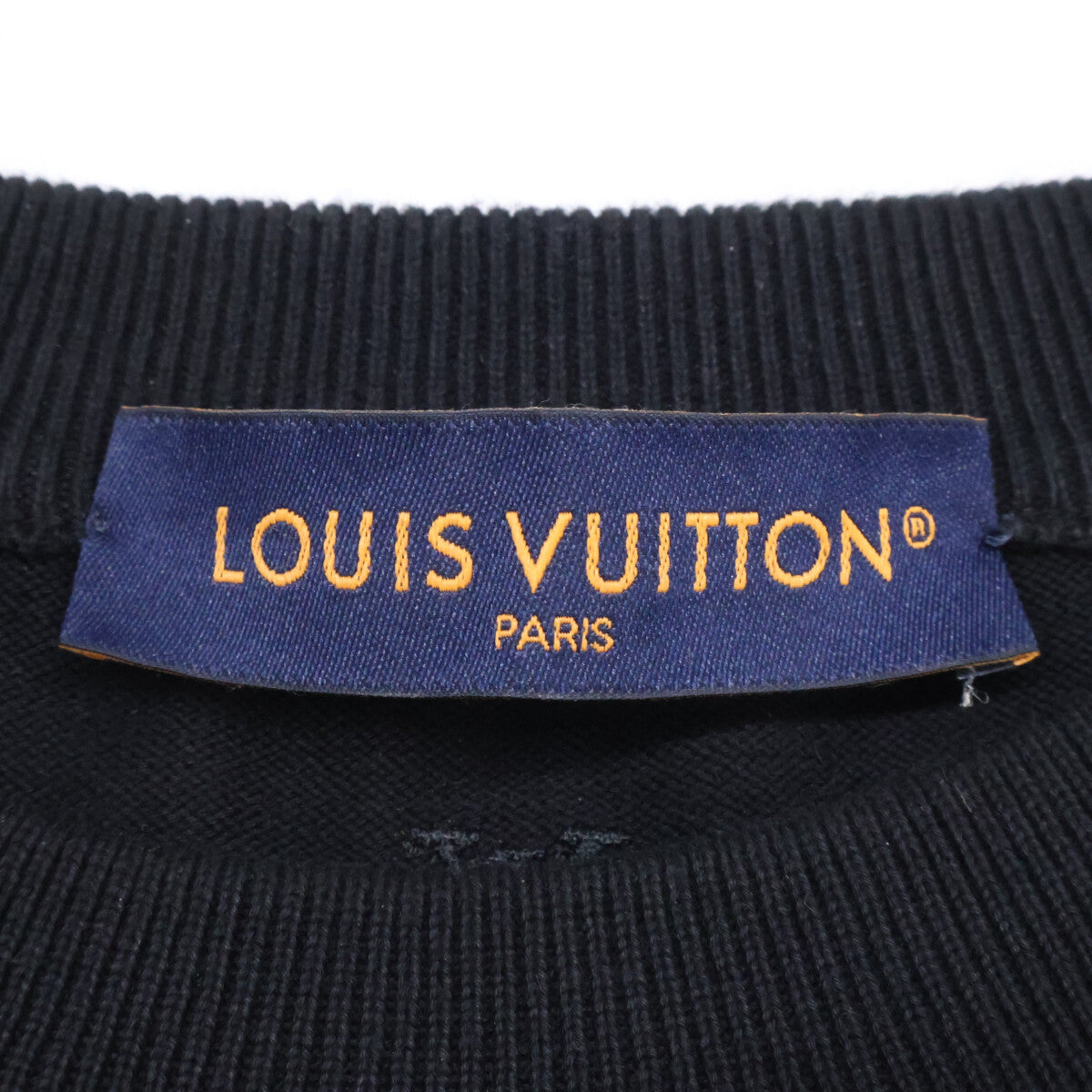 LOUIS VUITTON ルイヴィトン 【国内正規/25年製】RM252MQ OY8 HTN43W LV ブラゾン エンブロイダリー 半袖ニットセーター トップス