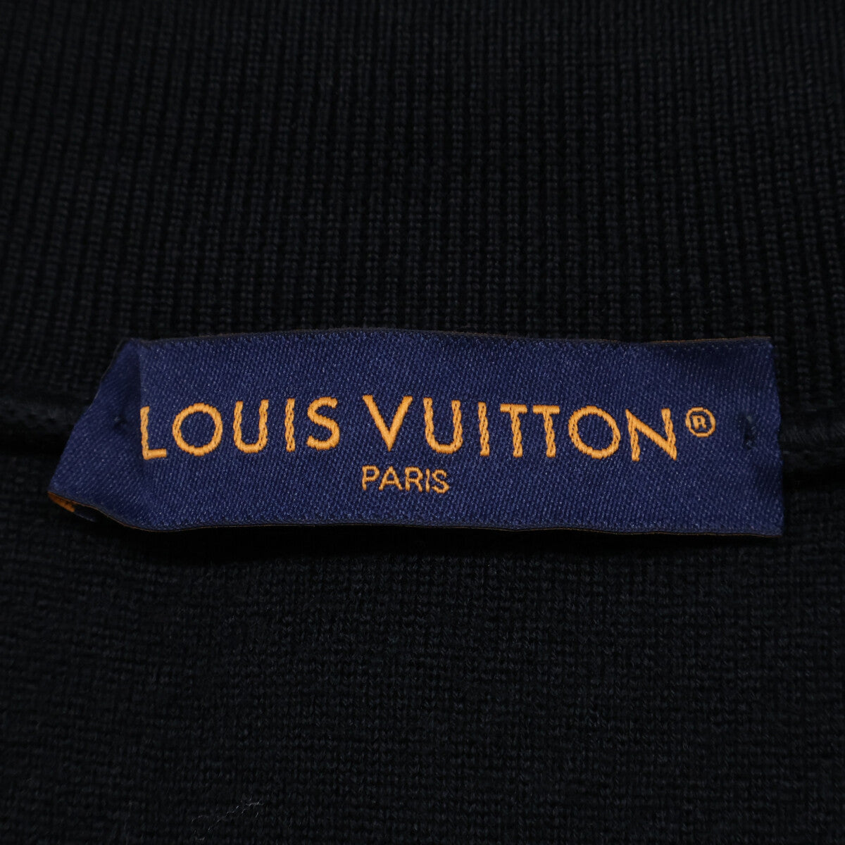 LOUIS VUITTON ルイヴィトン 【美品/国内正規/25年製】RM251MM PWU HSN20W ロゴ刺繍 パールファスナートップ ジップアップ ニットジャケット ジャケット