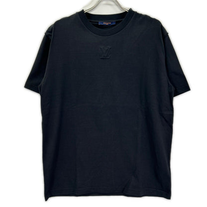 LOUIS VUITTON ルイヴィトン RM212 NPG HLY64W 21AW ブラック エンボスLVロゴ Tシャツ トップス