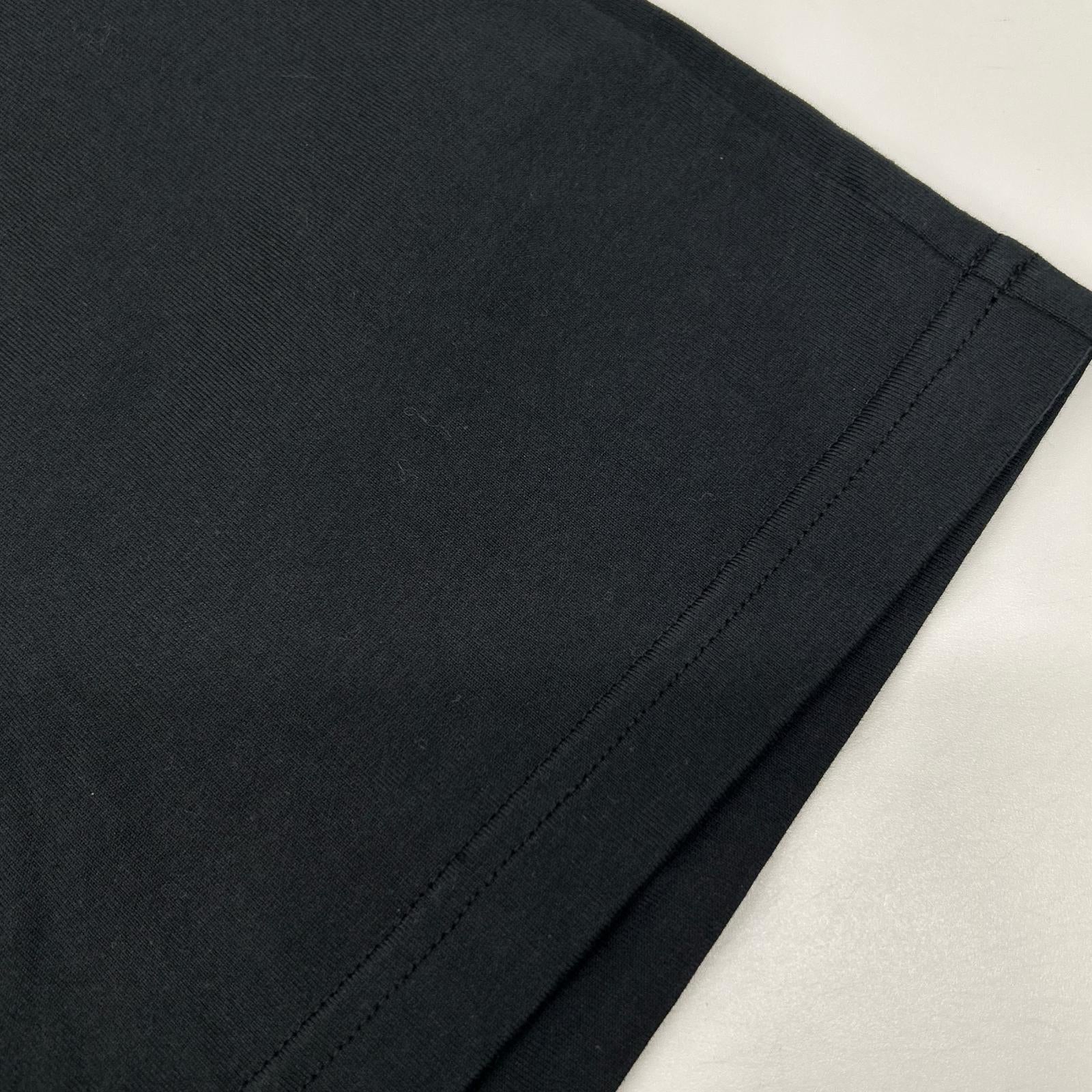 LOUIS VUITTON ルイヴィトン RM212 NPG HLY64W 21AW ブラック エンボスLVロゴ Tシャツ トップス