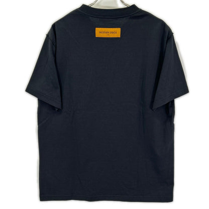 LOUIS VUITTON ルイヴィトン RM212 NPG HLY64W 21AW ブラック エンボスLVロゴ Tシャツ トップス