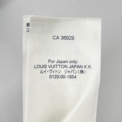 LOUIS VUITTON ルイヴィトン RM212 NPG HLY64W 21AW ブラック エンボスLVロゴ Tシャツ トップス