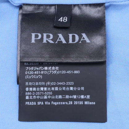 PRADA プラダ 【国内正規/25年製】SGC885 ロゴ刺繍 ジップアップ ブルゾン ジャケット