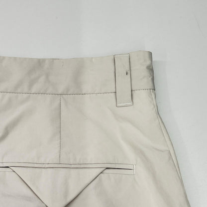 PRADA プラダ SPH366 23年 ホワイト ナイロンワイドスラックスパンツ ボトムス