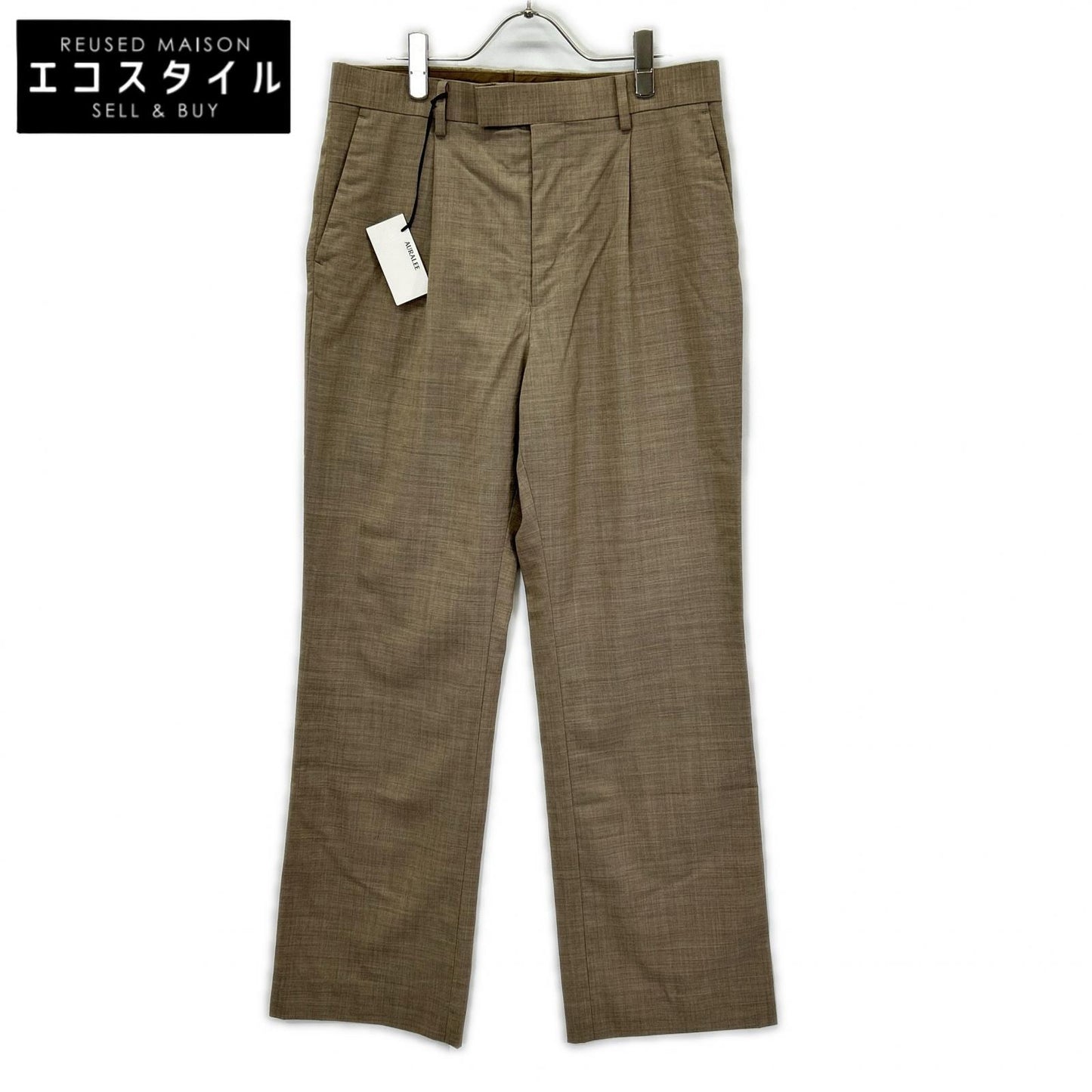 AURALEE オーラリー A25SP03WT 25SS TOP LIGHT BROWN/ベージュ SUPER FINE TROPICAL WOOL SLACKS スラックスパンツ ボトムス