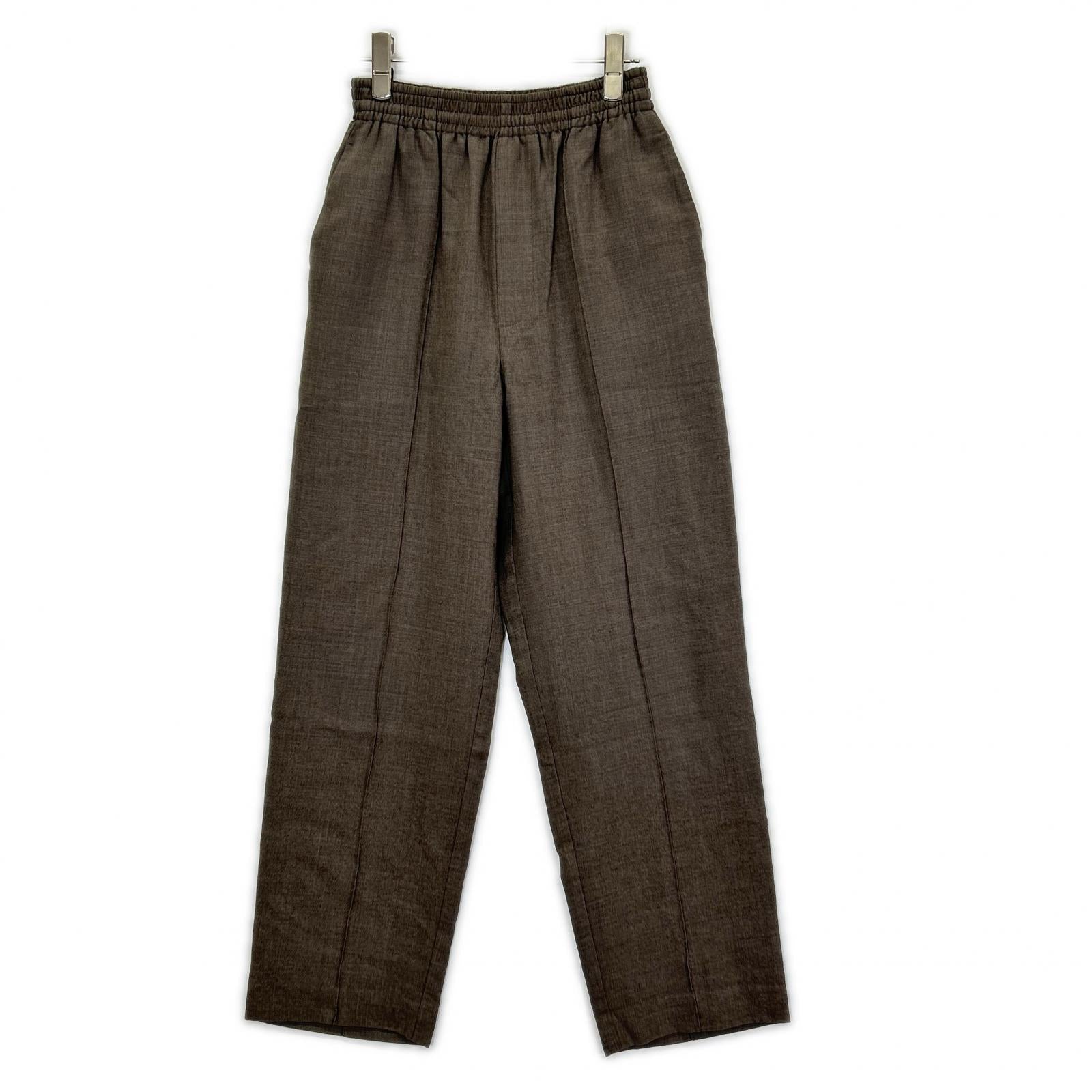 AURALEE オーラリー A23AP04OS 23AW Top Brown/ブラウン SUPER LIGHT WOOL EASY SLACKS スラックスパンツ ボトムス