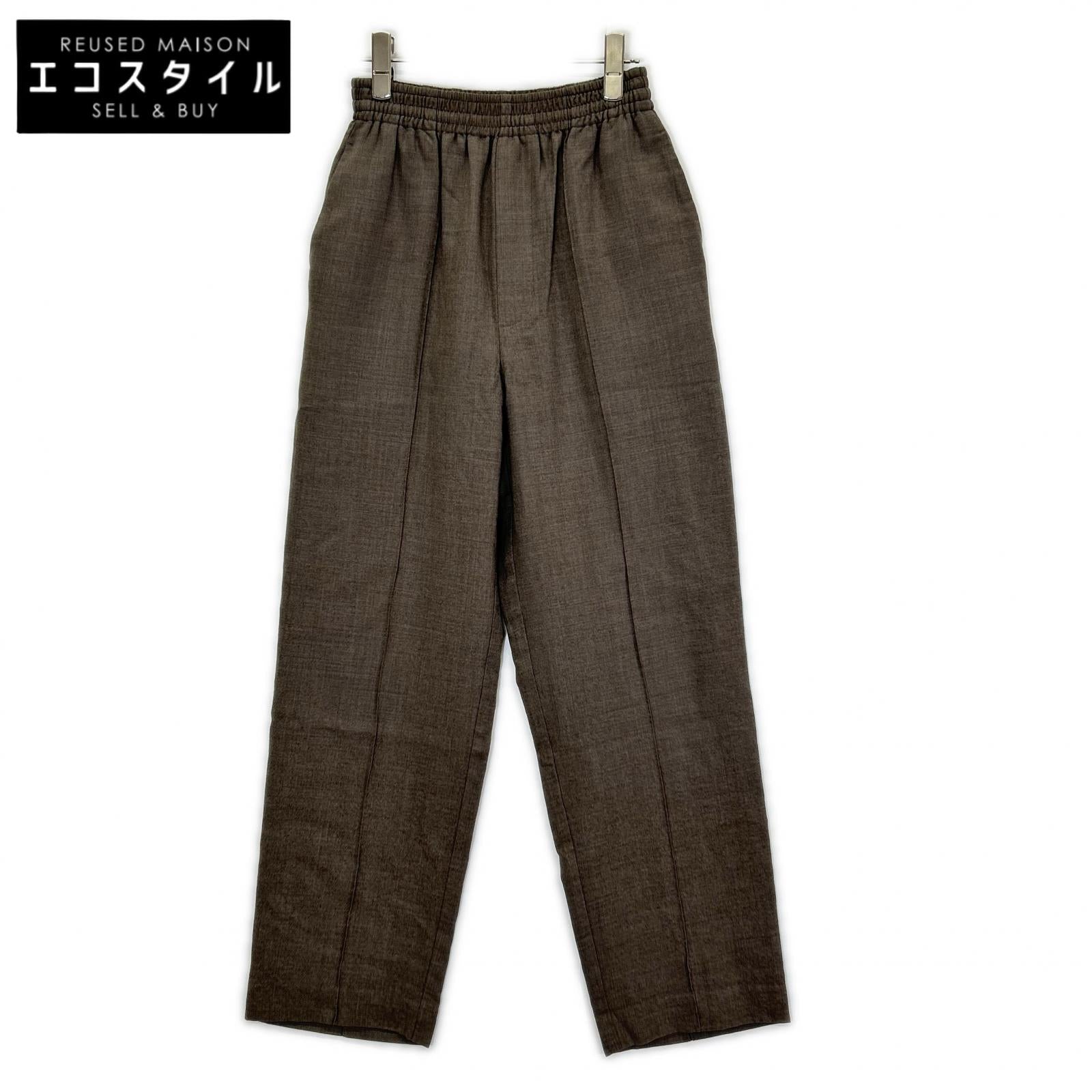 AURALEE オーラリー A23AP04OS 23AW Top Brown/ブラウン SUPER LIGHT WOOL EASY SLACKS スラックスパンツ ボトムス
