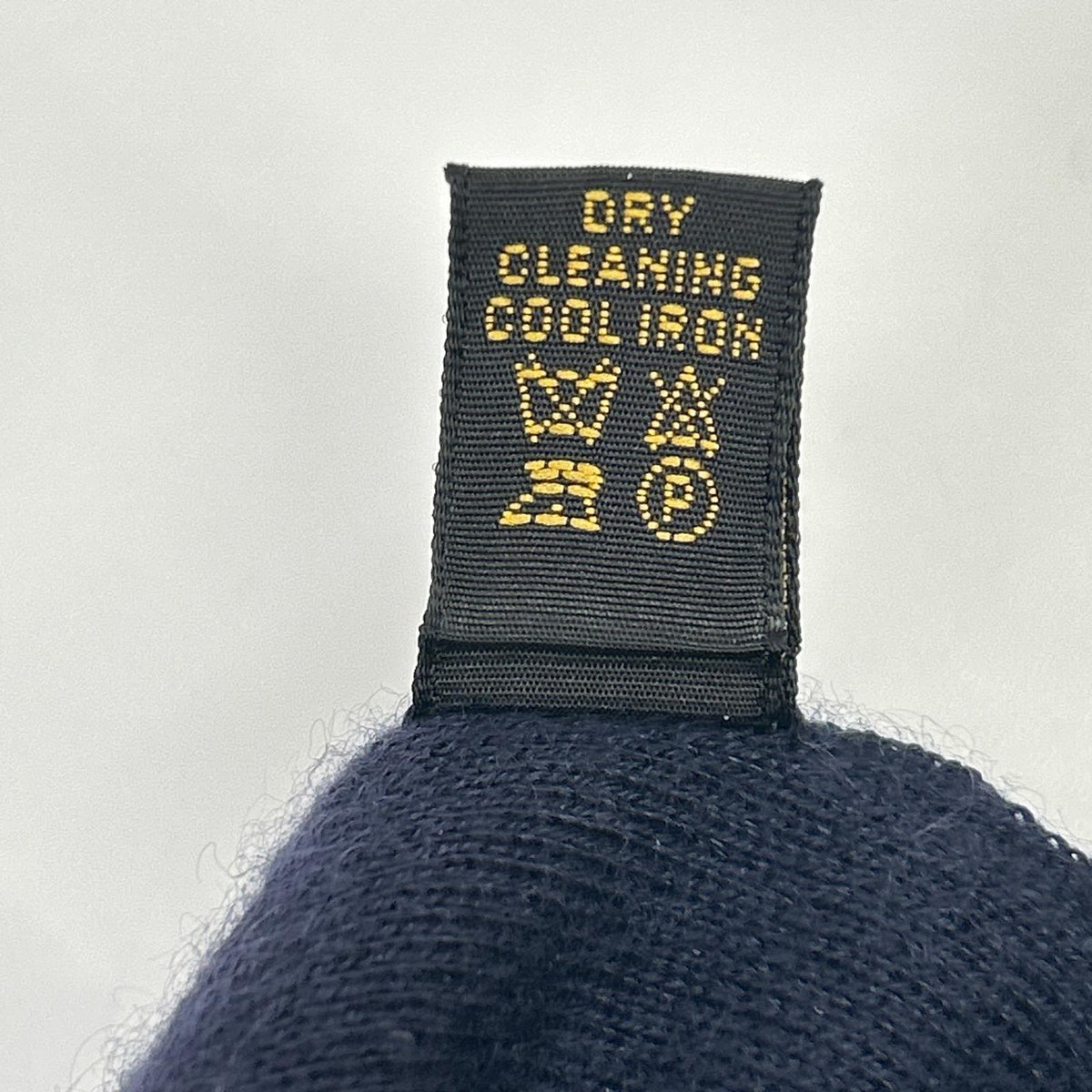 Loro Piana Loro Piana navy cashmere-silk collared crew-neck sweater