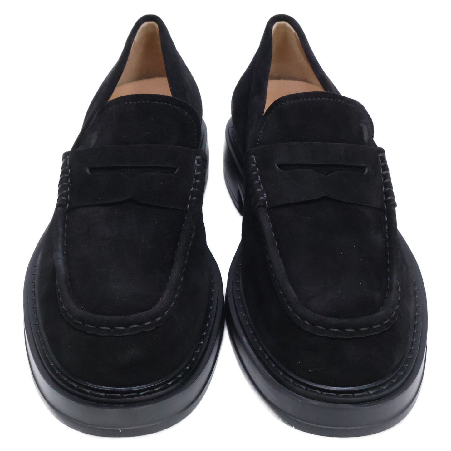 TOD'S トッズ FOR RON HERMAN ロンハーマン別注 【新品同様】MOCASSINO EXTRALIGHT スエード コインローファー シューズ