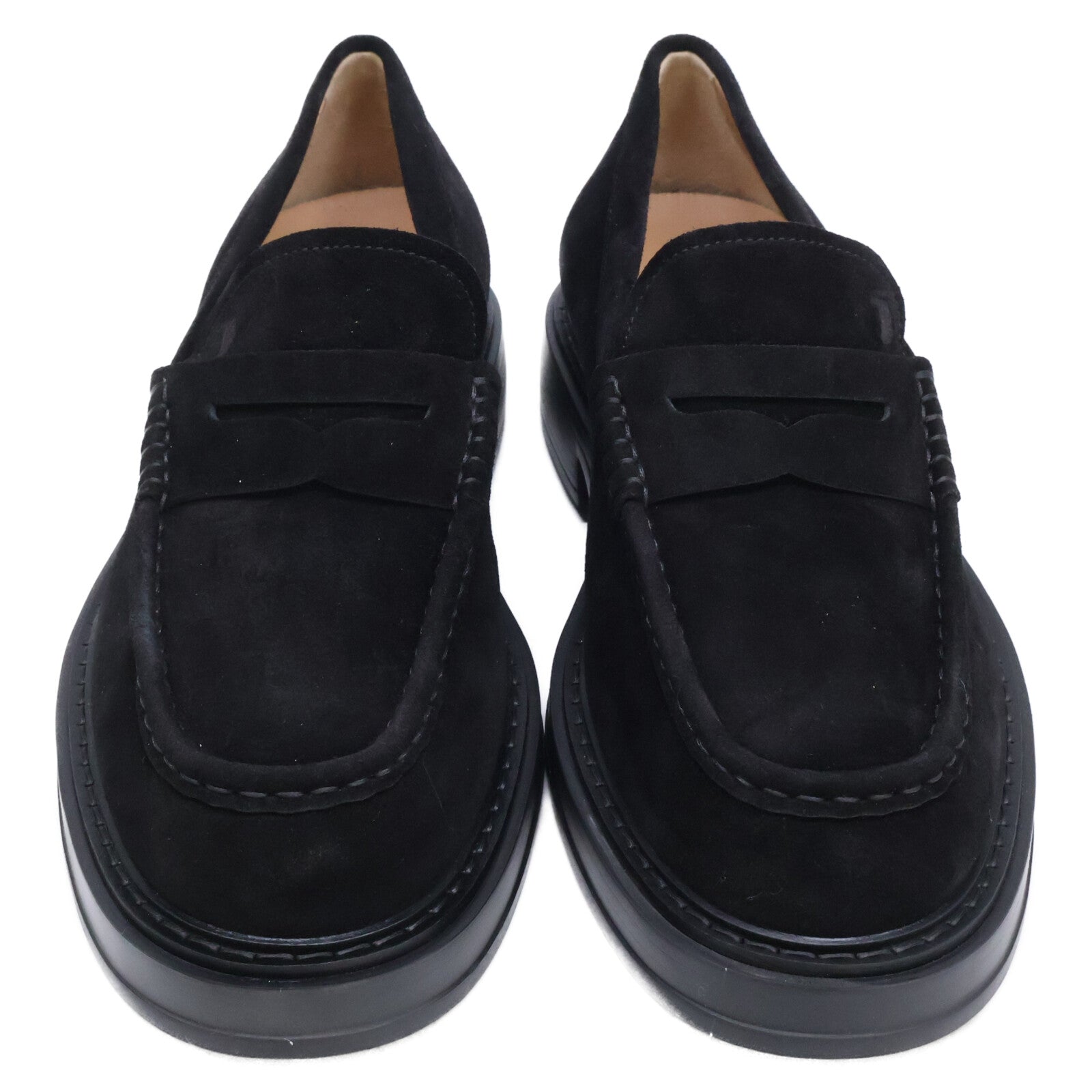 TOD'S トッズ FOR RON HERMAN ロンハーマン別注 【新品同様】MOCASSINO EXTRALIGHT スエード コインローファー シューズ
