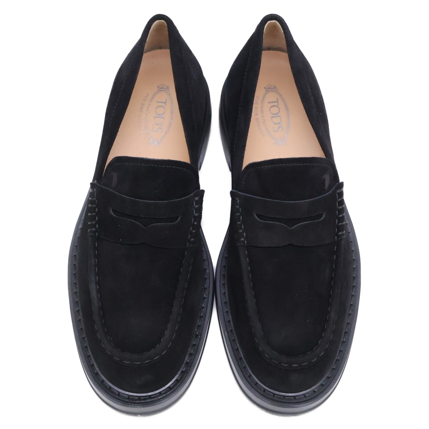 TOD'S トッズ FOR RON HERMAN ロンハーマン別注 【新品同様】MOCASSINO EXTRALIGHT スエード コインローファー シューズ