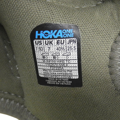HOKAONEONE ホカオネオネ 新品同様 INFINI HIKE TC ストラップサンダル シューズ メンズ SMILK グリーン 25.5cm 1162570 シューズ