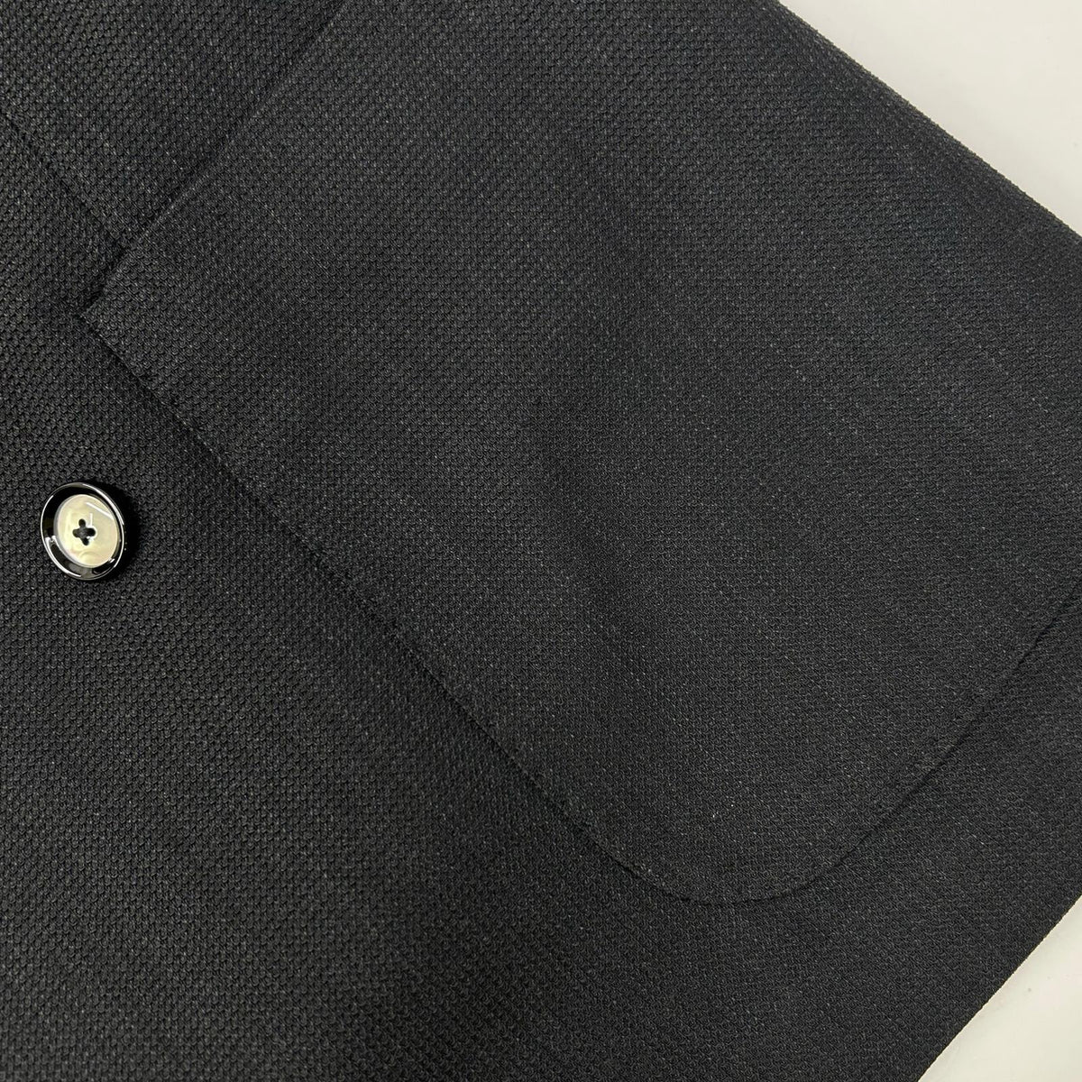 TAGLIATORE 1SMC20K MONTECARLO Black 100% Wool Side Vents Double-Breasted 6-Button Tailored Jacket Jacket