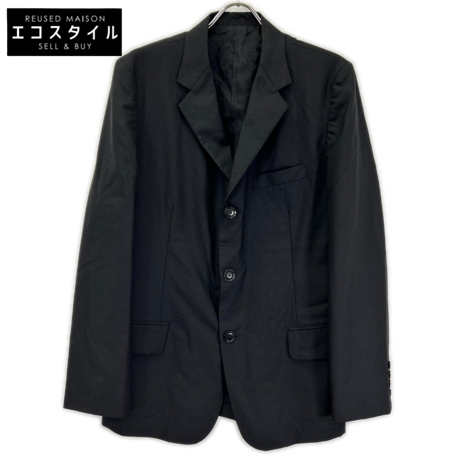 Y's BANG ON! ワイズバングオン YA-J72-158 ブラック ウール No.72Backzipper-Jacket/No.72 バックファスナージャケット ジャケット