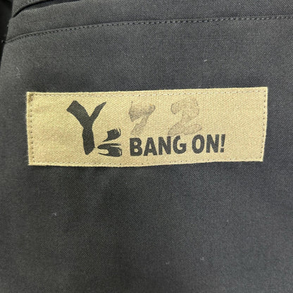 Y's BANG ON! ワイズバングオン YA-J72-158 ブラック ウール No.72Backzipper-Jacket/No.72 バックファスナージャケット ジャケット