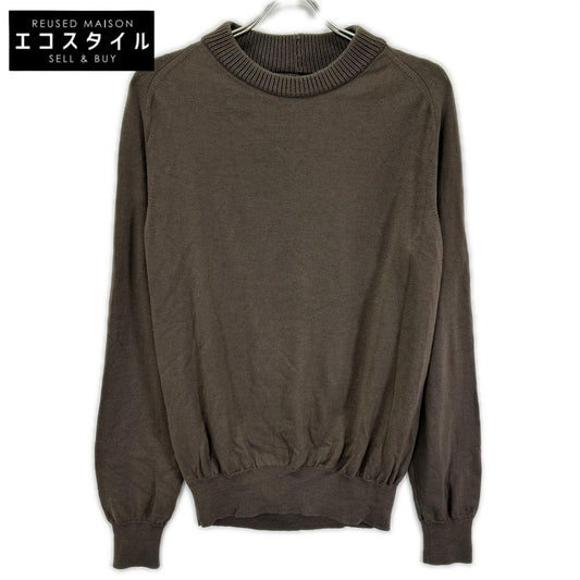 MARTIN MARGIELA マルタンマルジェラ 13年製 S30HA0668 ブラウン クルーネック ロングスリーブニット トップス