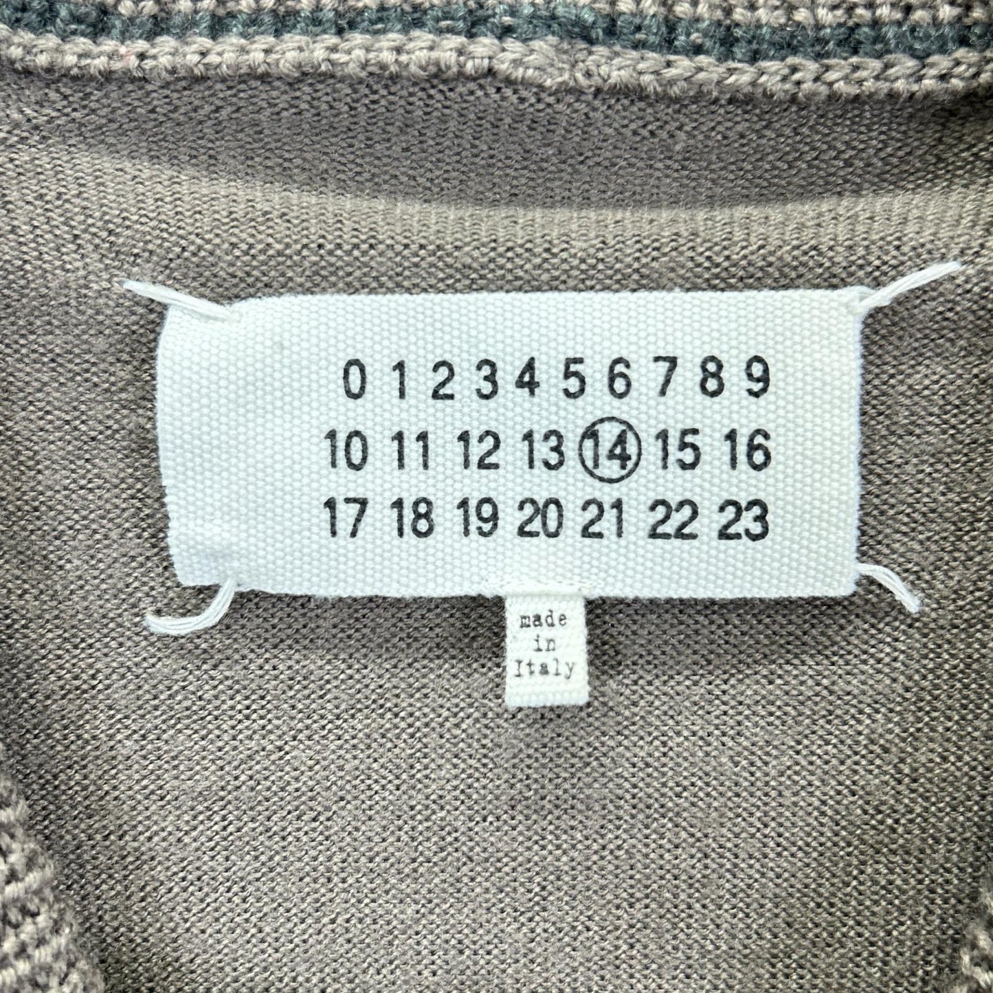 MARTIN MARGIELA マルタンマルジェラ 13年製 S30HA0668 ブラウン クルーネック ロングスリーブニット トップス