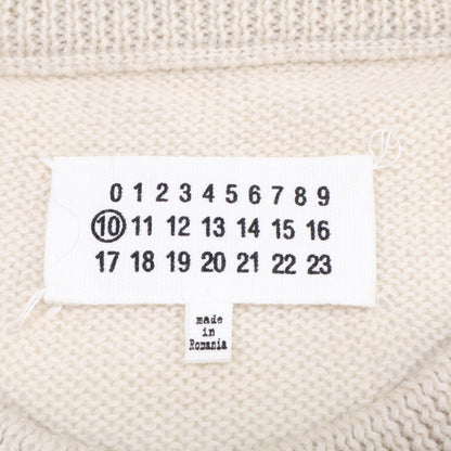 MARTIN MARGIELA 【Domestic authorized】S50HA0600 striped mohair-blend crew-neck knit sweater top