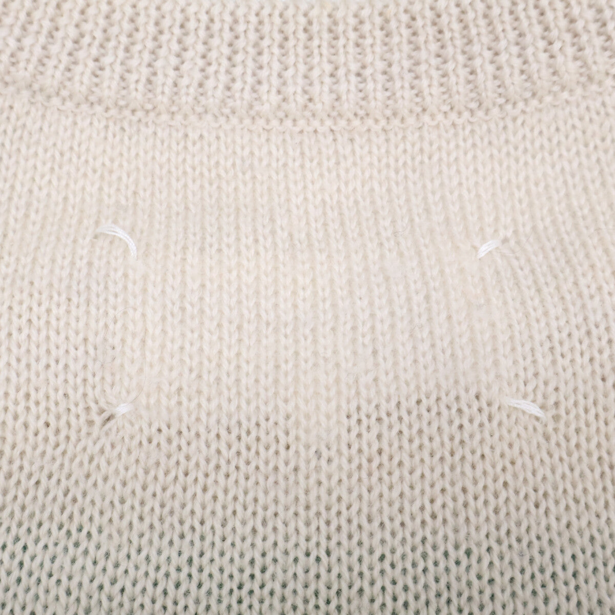MARTIN MARGIELA 【Domestic authorized】S50HA0600 striped mohair-blend crew-neck knit sweater top