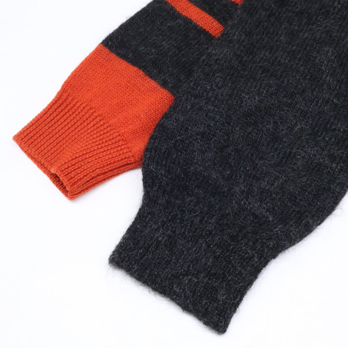 MARTIN MARGIELA 【Domestic authorized】S50HA0600 striped mohair-blend crew-neck knit sweater top