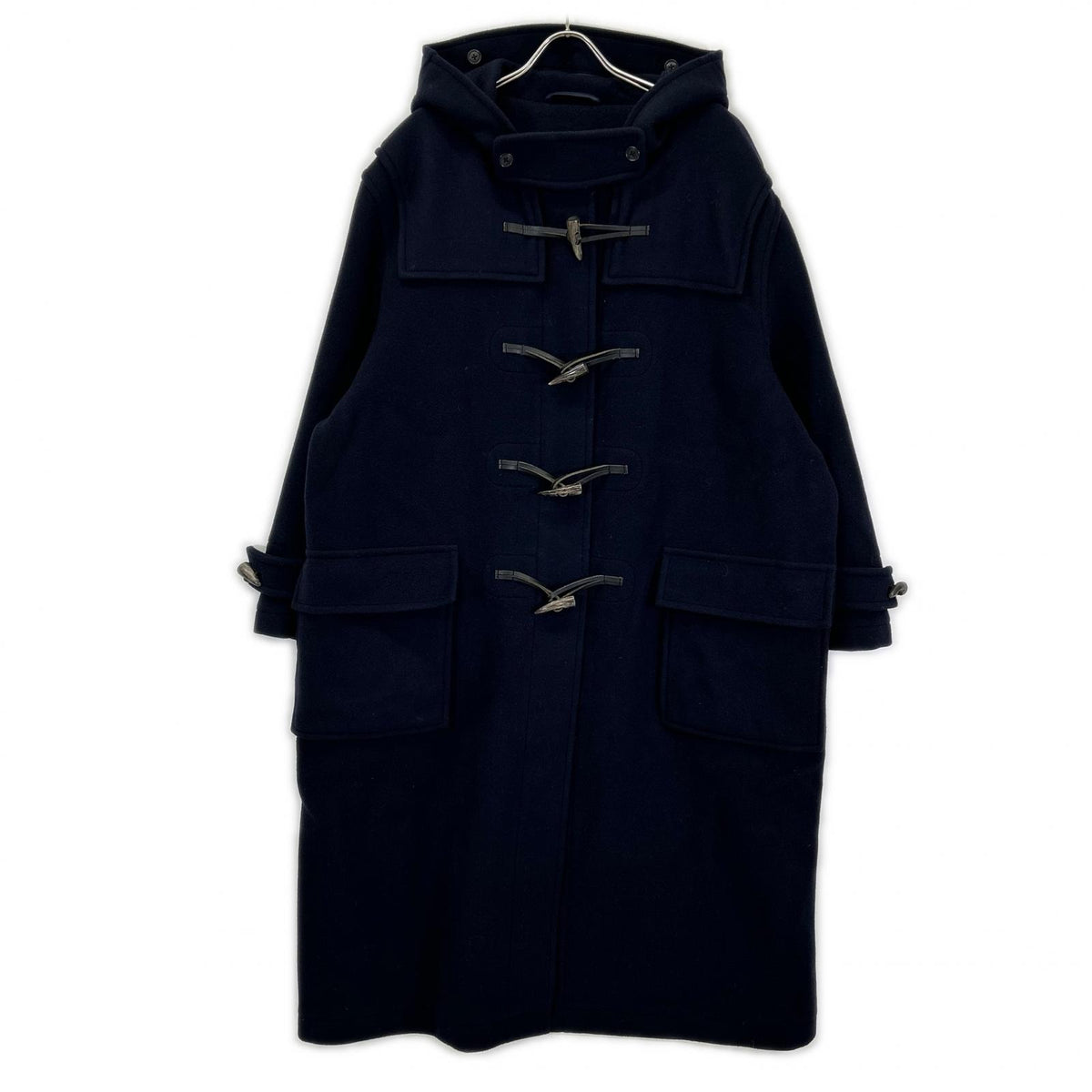 MONTGOMERY A3039FC Navy Wool-Blend Oversized Duffle Coat Coat