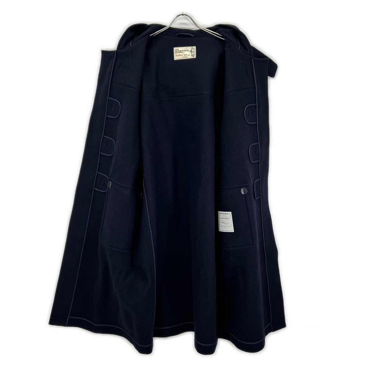 MONTGOMERY A3039FC Navy Wool-Blend Oversized Duffle Coat Coat