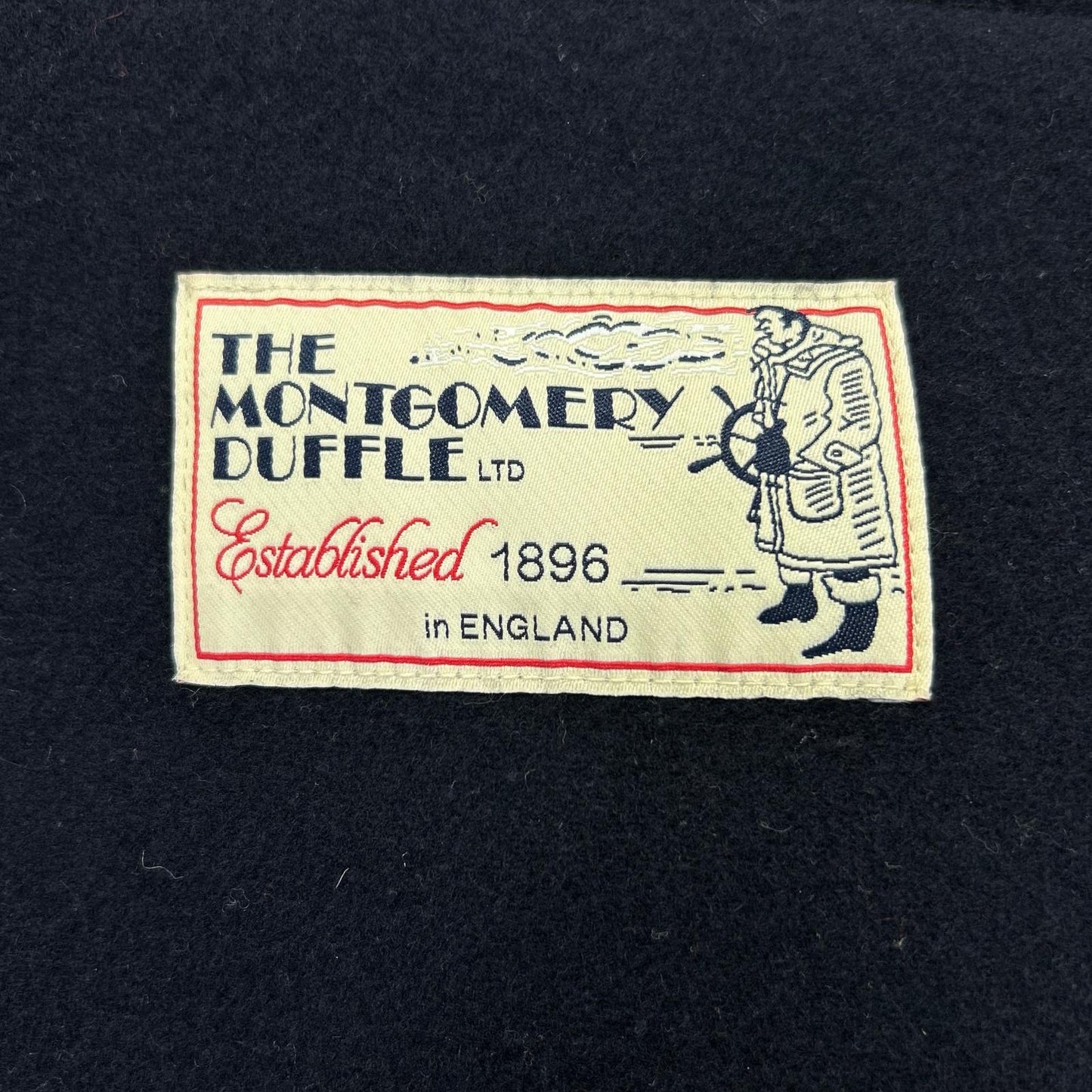 MONTGOMERY モンゴメリー A3039FC ネイビー ウール混 オーバーサイズダッフルコート コート