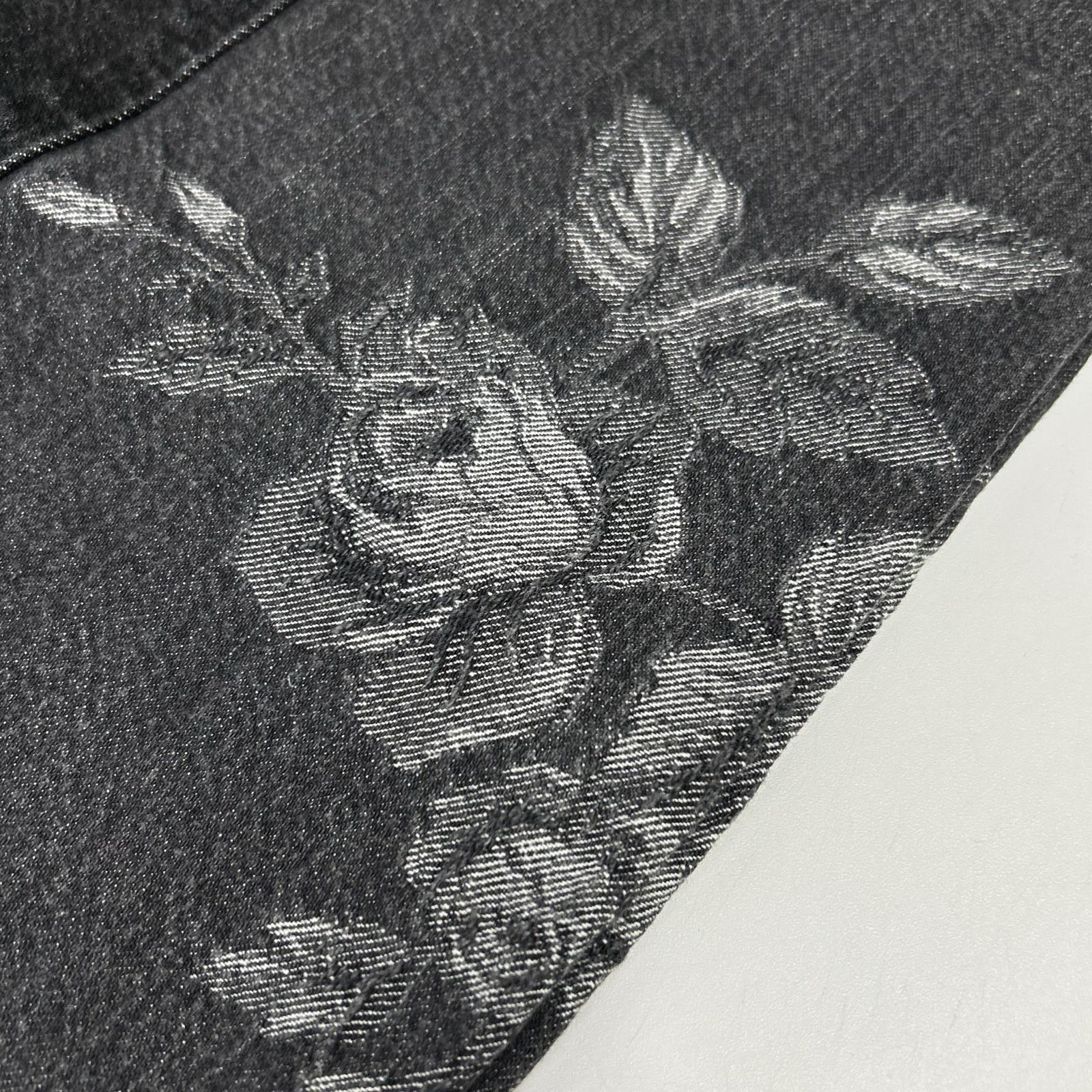 FETICO フェティコ 【SUDIOUS別注】FTC252-0620 ブラック ROSE DENIM PANTS/ローズデニムパンツ ボトムス